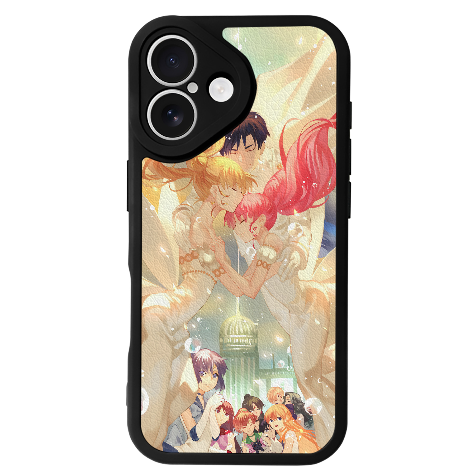 （画像用） 美少女戦士セーラームーン Sailor Moon 【iPhone 16シリーズ対応】シリコンスマホケース（レザー調） 材質：シリコン